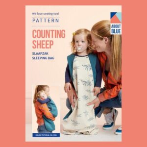 About Blue papieren naaipatroon Counting Sheep Sleeping Bag