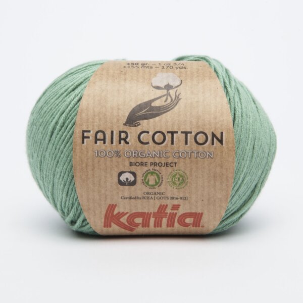 Katia fair cotton 17 groen