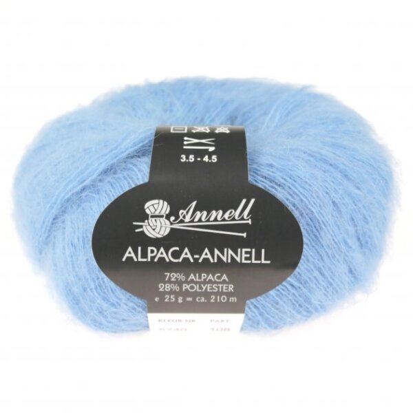 Annell Alpaca Annell 5740 - LICHT BLAUW