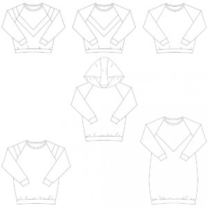 Bel' Etoile papieren patroon Isa Sweater/jurk volwassenen