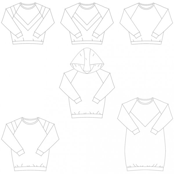 Bel' Etoile papieren patroon Isa Sweater/jurk volwassenen