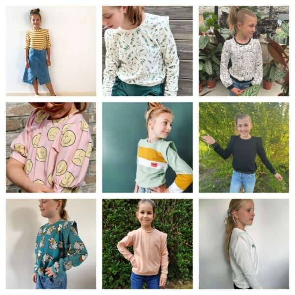 Bel' Etoile papieren patroon Hera sweater/trui voor kinderen