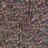Fibre Mood ed 18 Iris Zwart katoen dig flower print