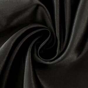 Polyester Satinlook Zwart
