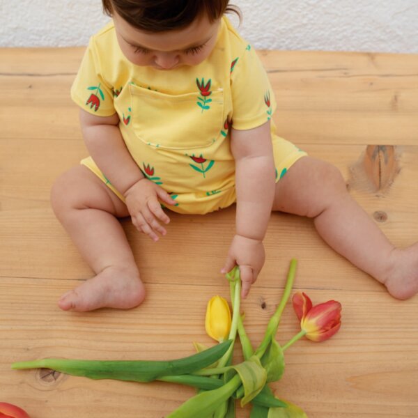 Katia Fabrics J78 Jersey Tulips Yellow