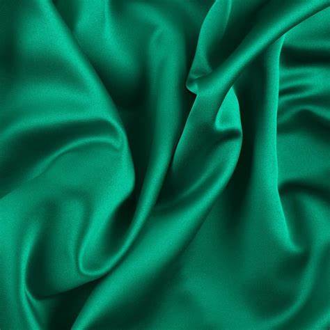 Polyester Satinlook Blauw-groen