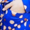 Le Loup Art French Terry Repetitive Dots Blue