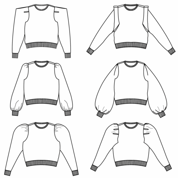 Bel' Etoile papieren patroon Hera sweater/trui