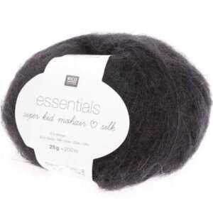 Rico Super Kid Mohair Silk 007-Zwart