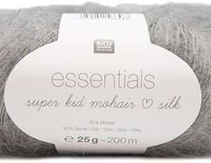 Rico Super Kid Mohair Silk 008-Zilver