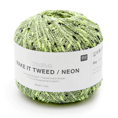 Rico Make it Tweed / Neon 001 - Geel