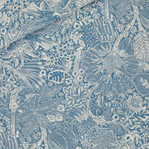 SYAS 2303 Viscose Rayon Twittering Forest M Lentemeer Blauw