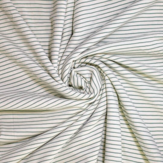 Polytex 2304 Knit CO/PL Towel Stripes 752 Sea Pine