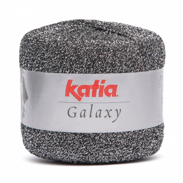 Katia Galaxy 13 zilver met zwart