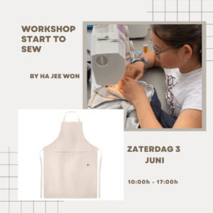 Zaterdag 3/6 Workshop Naaien: Start 2 Sew