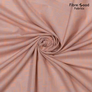 Fibre Mood Special 2 Woven Cotton Lines Apricot Blue