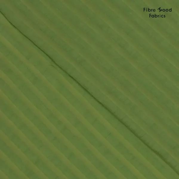 Fibre Mood Special 2 Woven Linnen-Viscose Stripes Green