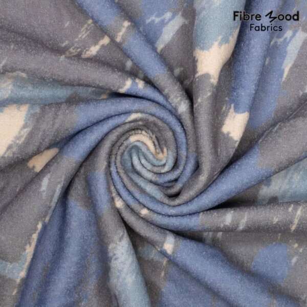Fibre Mood 25 Knit Boiled Wool Brush Blue/ Grey