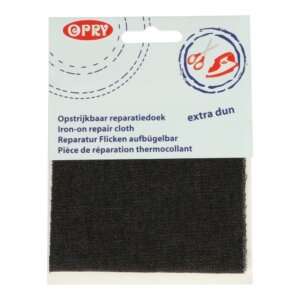 Opry reparatiedoek Jeans Dun zwart