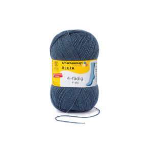 Regia Sokkenwol 4ply- kleur 01845 Grijs-blauw
