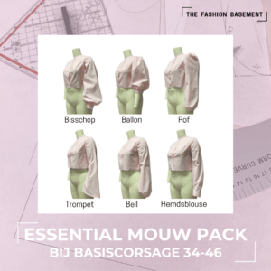 TFB Essential Mouwpack maat 36-46