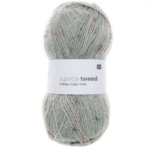 Rico Sokkenwol Superba Tweed Kleur 007-Light Grey