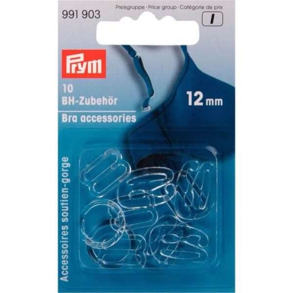 Prym BH-Accessoires 12mm Transparant*