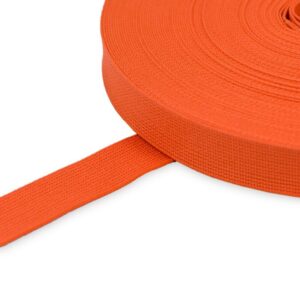 Tassenband Uni oranje 25mm*