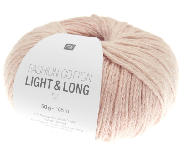Cotton light & long Rico 013 peach*