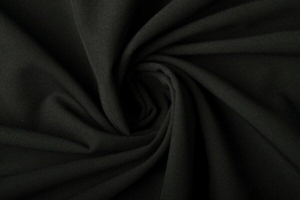 Polyester spandex zwart
