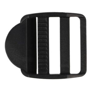 Schuifgesp zwart nylon tot 31mm*