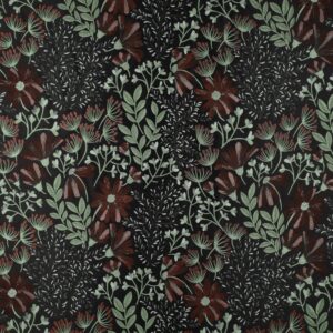 2409 Bloemen Jacquard Groen