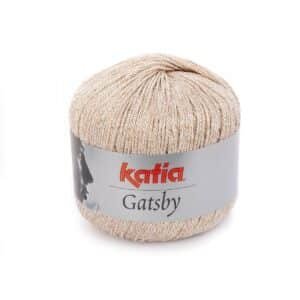 Katia Gatsby 52 - Zilver-Medium bleekrood*