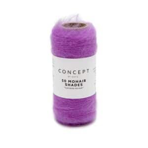 Katia 50 MOHAIR SHADES 37 Medium paars*