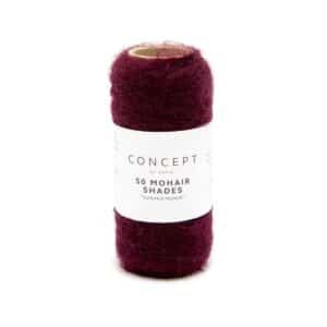 Katia 50 MOHAIR SHADES 40 Bordeauxpaars*
