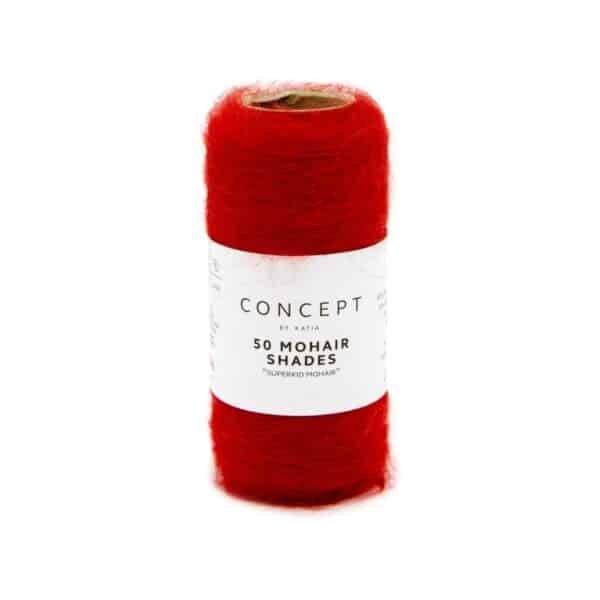 Katia 50 MOHAIR SHADES 43 Rood*