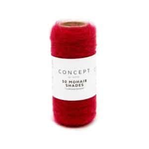 Katia 50 MOHAIR SHADES 44 Briljantrood*