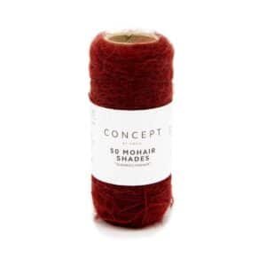 Katia 50 MOHAIR SHADES 45 Wijnrood*