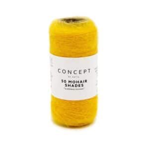 Katia 50 MOHAIR SHADES 46 Geel*