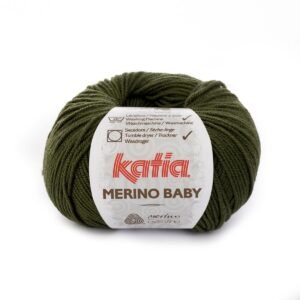 Katia merino baby 26 - Donkergroen (kaki)*