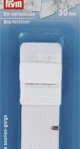 Prym BH-Sluiting 30 mm wit 2 sluitingen*