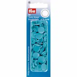 Prym Colorsnaps drukknoop Turquoise 12.4 mm (p 30 st)*