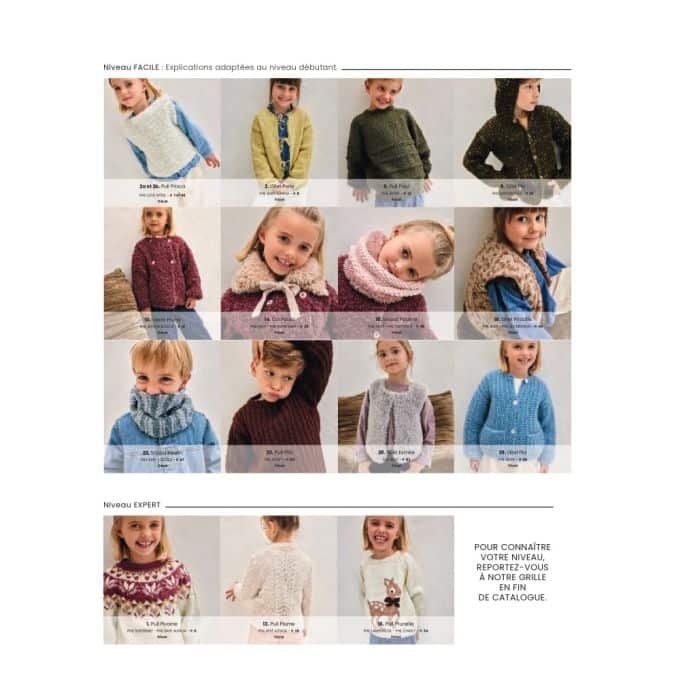 Phildar Boek nr 263: kleine looks grote verhalen kids h/w 25-26