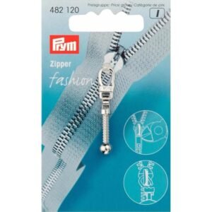 Prym FASHION-ZIPPER KNOTS ZILVER*