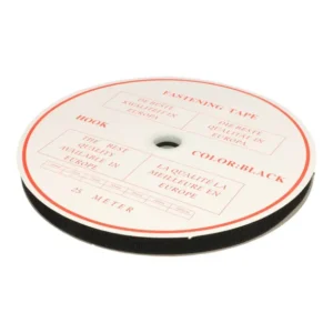 Naaibaar Velcro zwart 50mm lus*